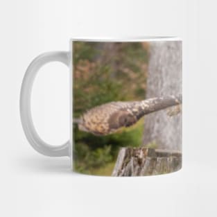 Eagle Owl in flight. Mug